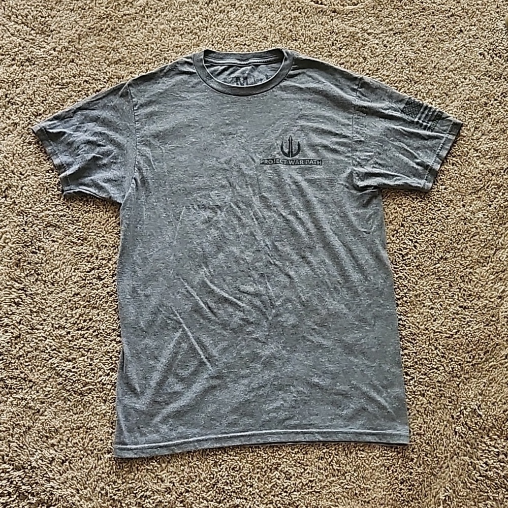 Protect War Path gray T shirt, size M